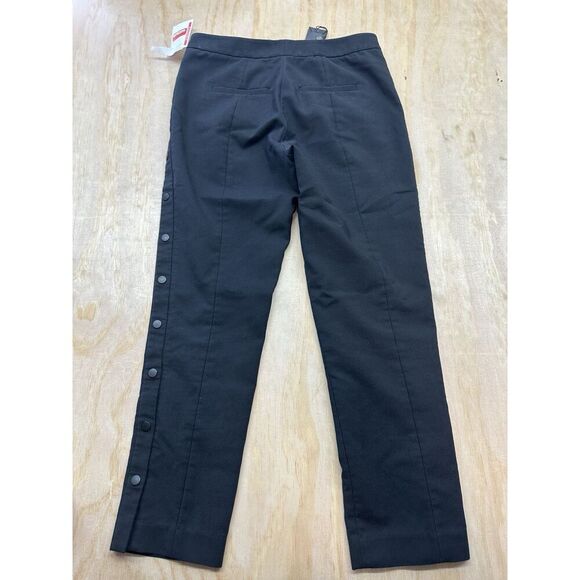 Elie Tahari Stretch Twill Snap Side Pants Black Sz M NWTs - Picture 7 of 7